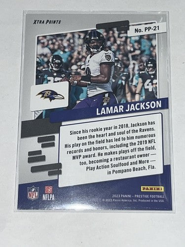2023 Panini Prestige - Prestigious Pros #PP-21 Lamar Jackson