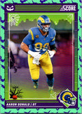 2024 Score-A-Treat #159 Aaron Donald A-Treat - Green Bats
