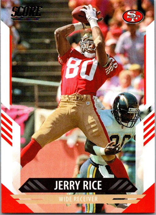 2021 Score #276 Jerry Rice Red