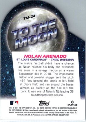 2024 Topps Big League #TM-24 Nolan Arenado To the Moon Die-Cuts