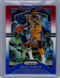 PRIZM #25 MAGICE JOHNSON RED/BLUE/WHITE HOF