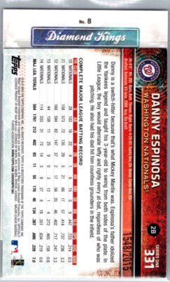 2023 Donruss #8 Cal Ripken #8 BLUE