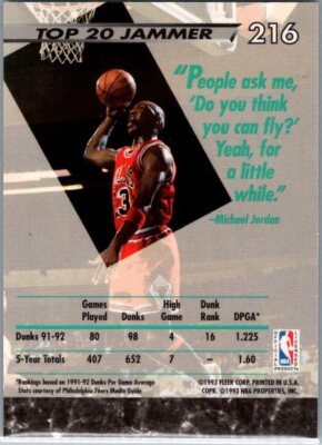 1992-93 Ultra #216 Michael Jordan