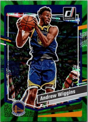 2023-24 Donruss #170 Andrew Wiggins Green Laser Holo