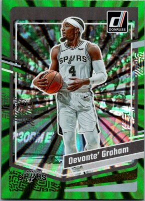 2023-24 Donruss #59 Devonte' Graham Green Laser Holo