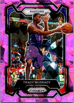 2023-24 Panini Prizm #196 Tracy McGrady Prizms Pink Ice