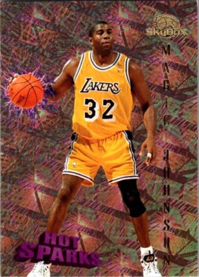 1995-96 SkyBox Premium #HS11 Magic Johnson Hot Sparks