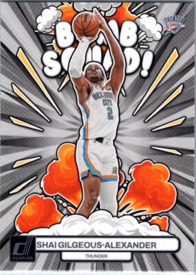 2023-24 Donruss #10 Shai Gilgeous-Alexander Bomb Squad