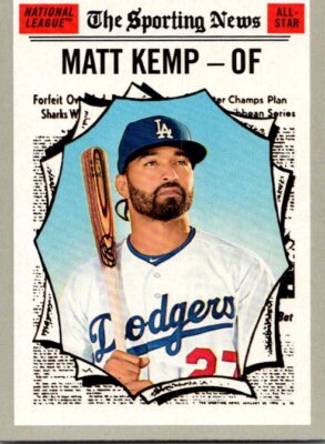 2019 Topps Heritage #366 Matt Kemp