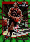 2023-24 Donruss #151 OG Anunoby Green Laser Holo