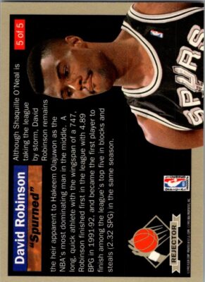 1992-93 Ultra #5 David Robinson Rejectors
