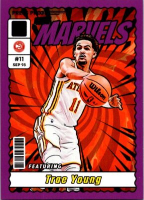 DONRUSS #18 TRAE YOUNG PRESS PROOF NET MARVELS🔥