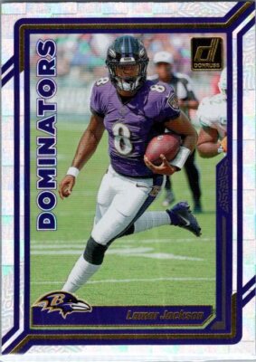 DONRUSS #D-11 LAMAR JACKSON FOIL