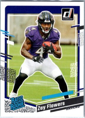 PANINI DONRUSS #307 ZAY FLOWERS RC