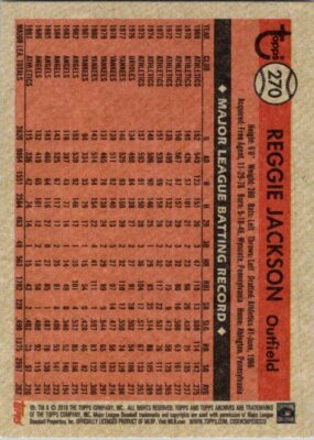 2018 Topps Archives #270 Reggie Jackson