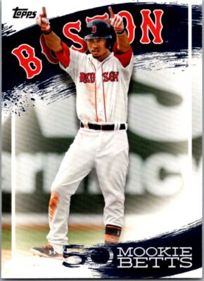 2019 Topps #MB-4 Mookie Betts Mookie Betts Star Player Highlights