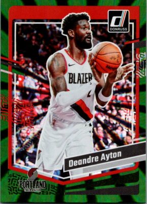 2023-24 Donruss #72 Deandre Ayton GREEN Laser Holo