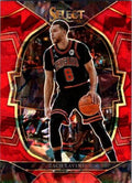 2022-23 Panini Select #34 Zach LaVine Red Cracked Ice Prizms