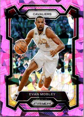 PRIZM #55 EVAN MOBLEY CRACKED ICE PINK