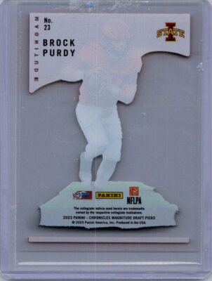 2023 Panini Chronicles Draft Picks #23 Brock Purdy Magnitude