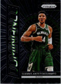 2023-24 PRIZM #7 Giannis Antetokounmpo Dominance SILVER