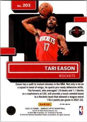 2022-23 Donruss Optic #203 Tari Eason RC