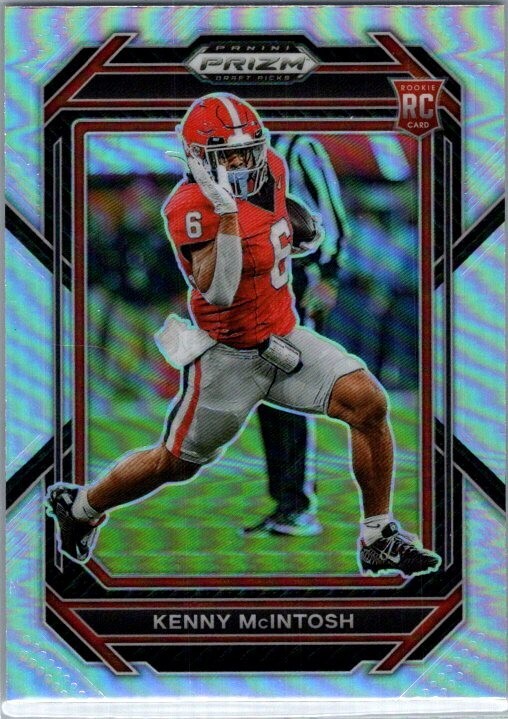 2023 Panini Prizm Draft Picks Kenny Mcintosh #120 RC Rookie Halo Prizm