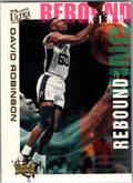 1994-95 Fleer Ultra David Robinson #8 Rebound King Insert Basketball Card Spurs